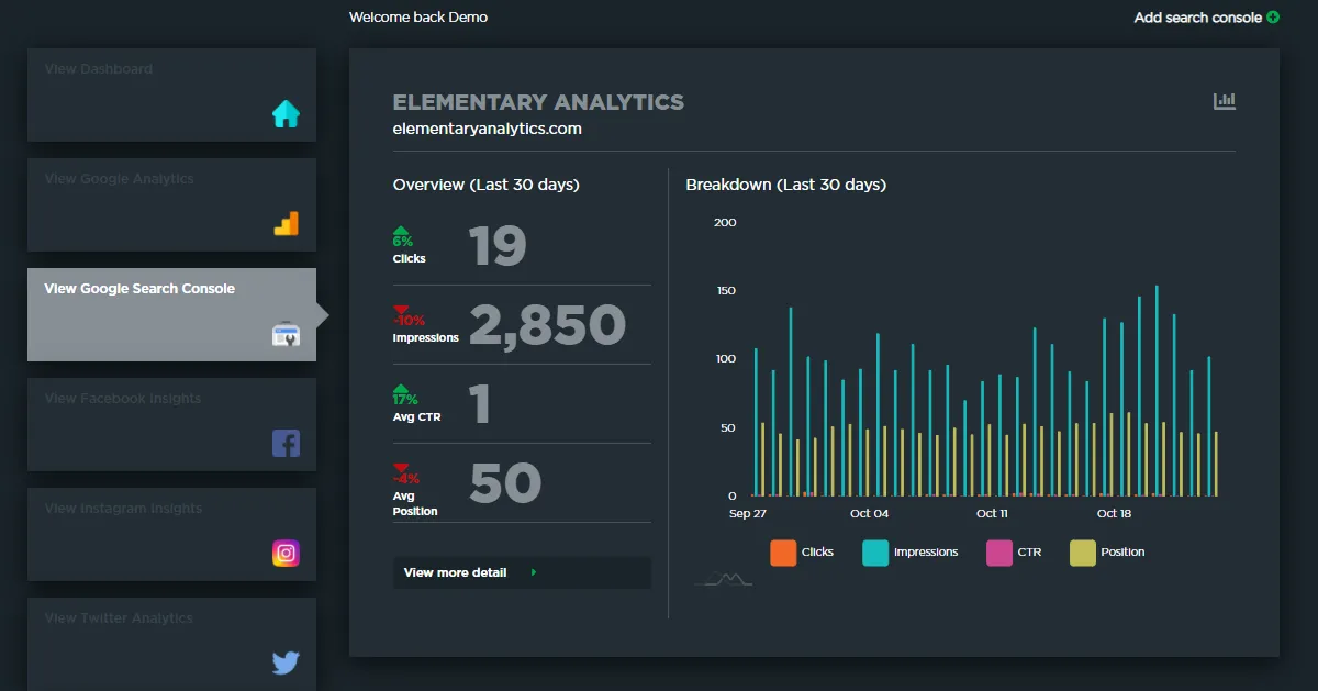 Analytics Portal